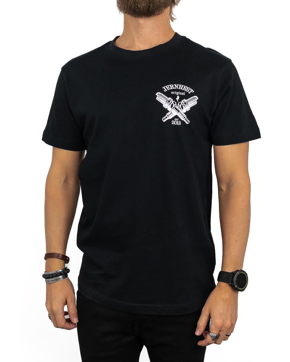 Jernhest - Spark Tee Black