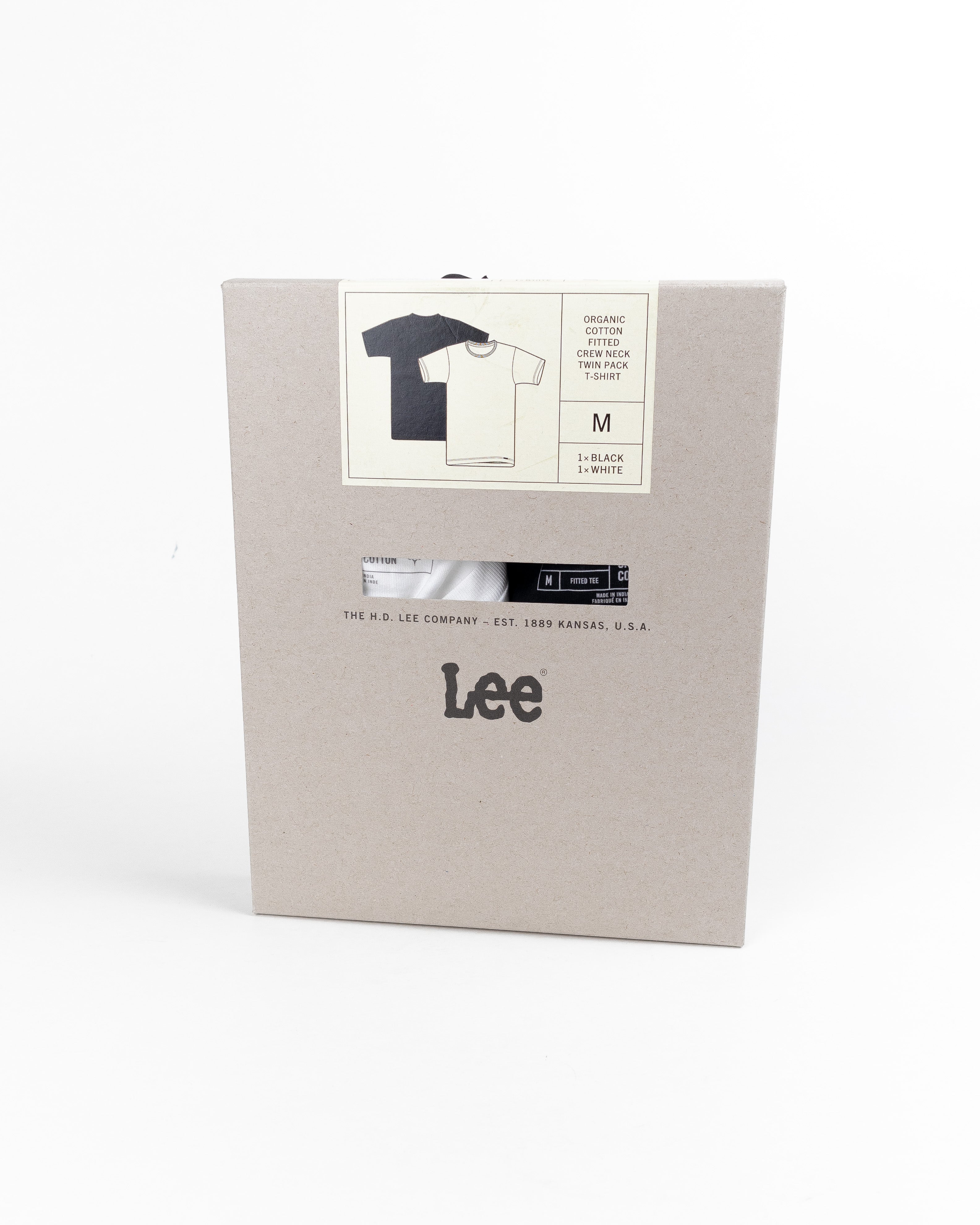 Lee Jeans - Twin Pack Tee White