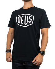 Deus Ex Machina - T-shirt Shield Logo - Svart