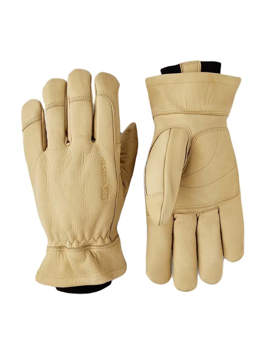 Hestra JOB - Skinnhandske fodrad Naturgul - Drivers HD Winter