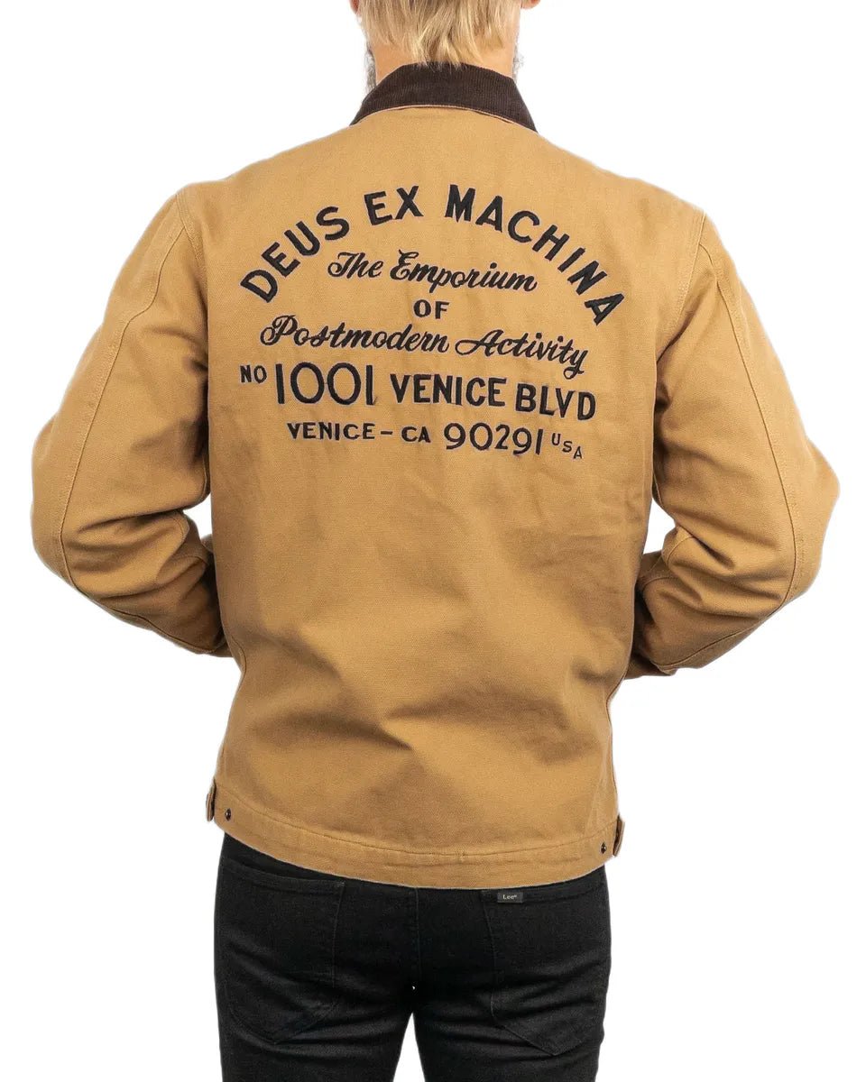 Deus Ex Machina - Canvas Jacka - Address Workwear - Beige - jhstore.se