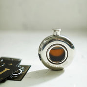 Gentlemens Hardware - Rund Fickplunta - 135ml - Rostfritt Stål - jhstore.se