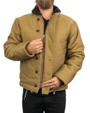 Pike Brothers - Jacka Ullfodrad - 1943 N1 Deck Omaha - Beige - jhstore.se