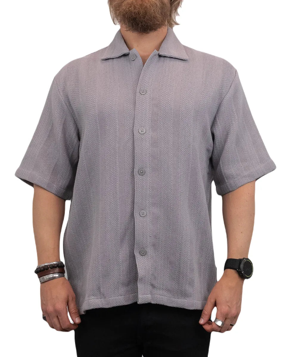 Resteröds - Kortärmad skjorta - Kirk - Grå - jhstore.se