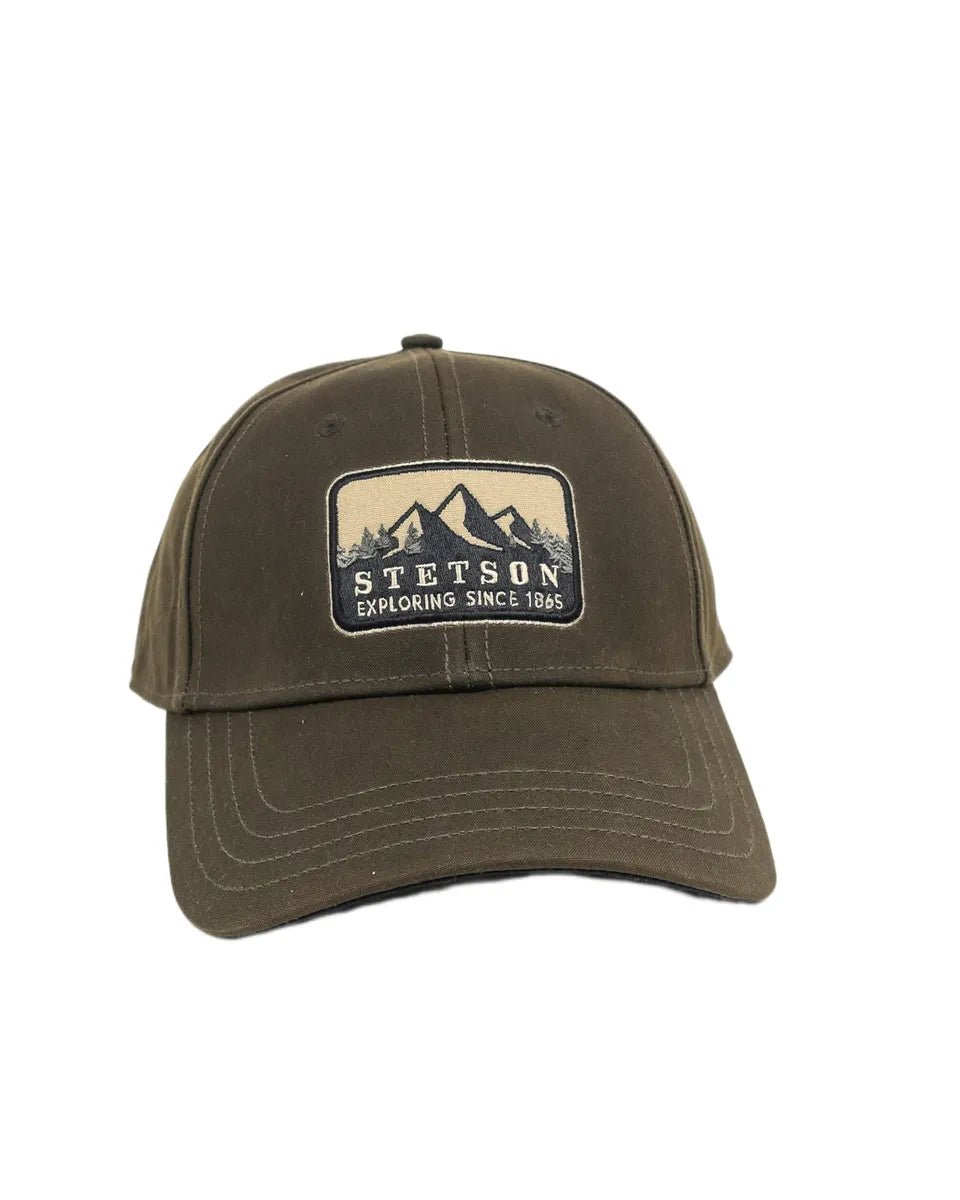 Stetson - Basebollkeps - Vaxad Bomull - Brun - jhstore.se