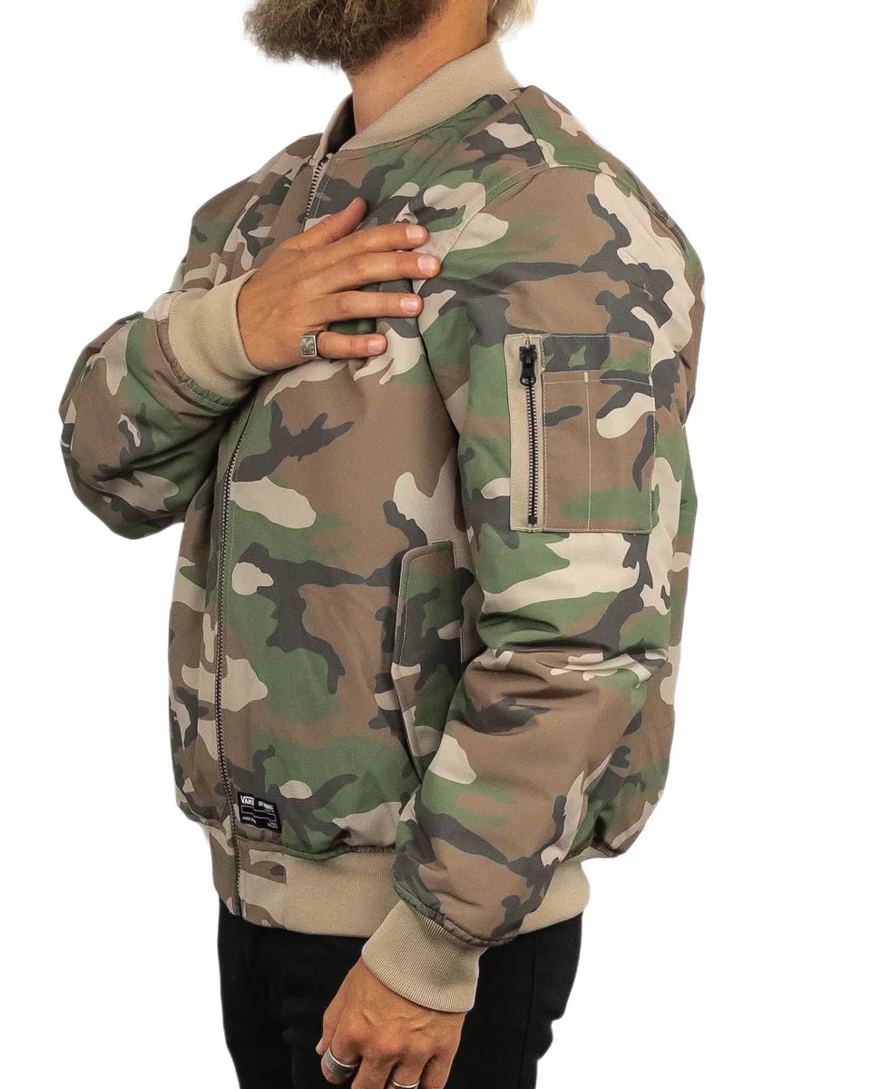 Vans - Bomberjacka Camoflauge - Copley - Grön - jhstore.se