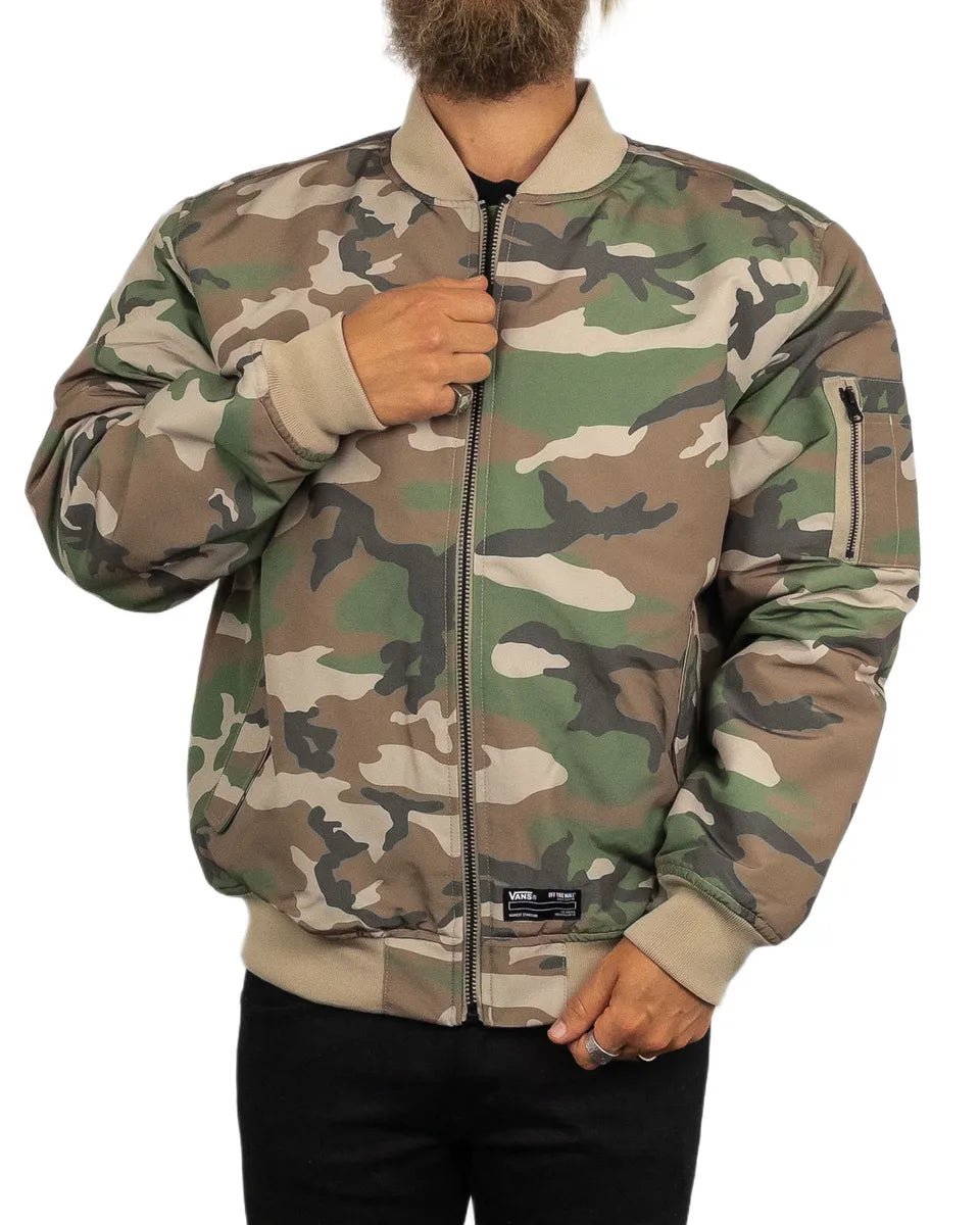 Vans - Bomberjacka Camoflauge - Copley - Grön - jhstore.se