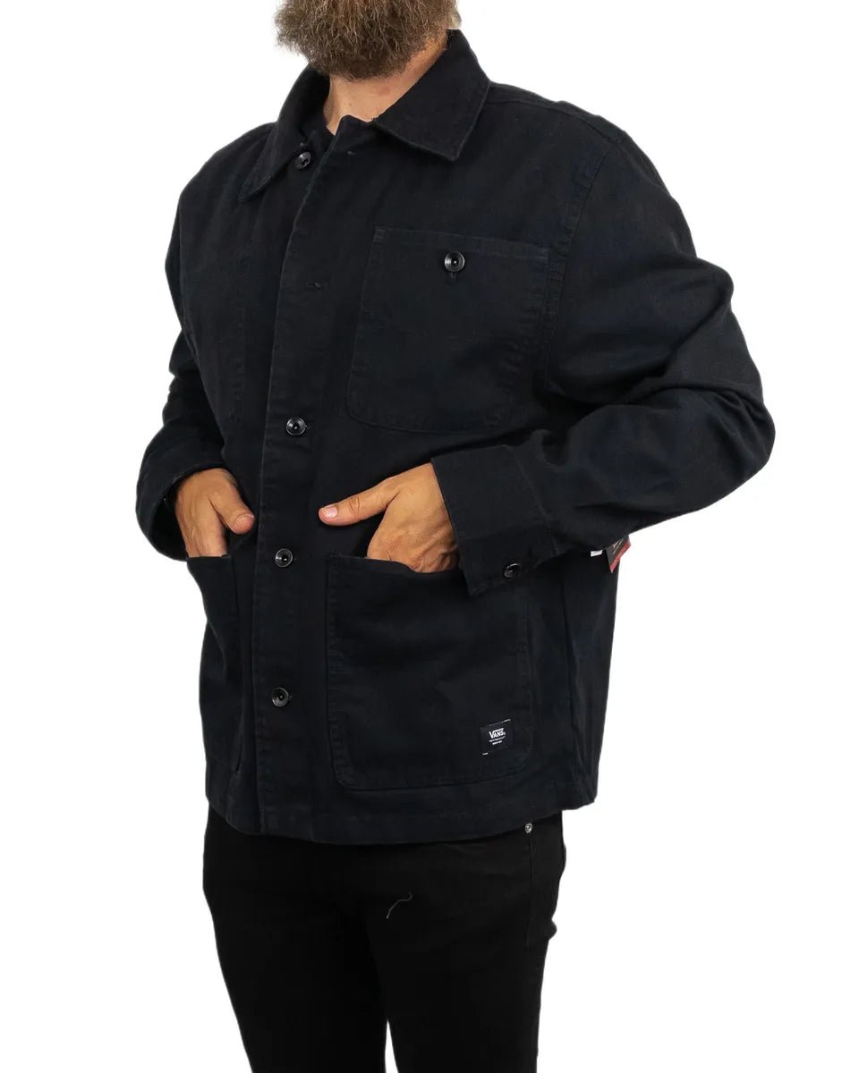 Vans - Drill Chore Canvas Jacka - Svart - jhstore.se