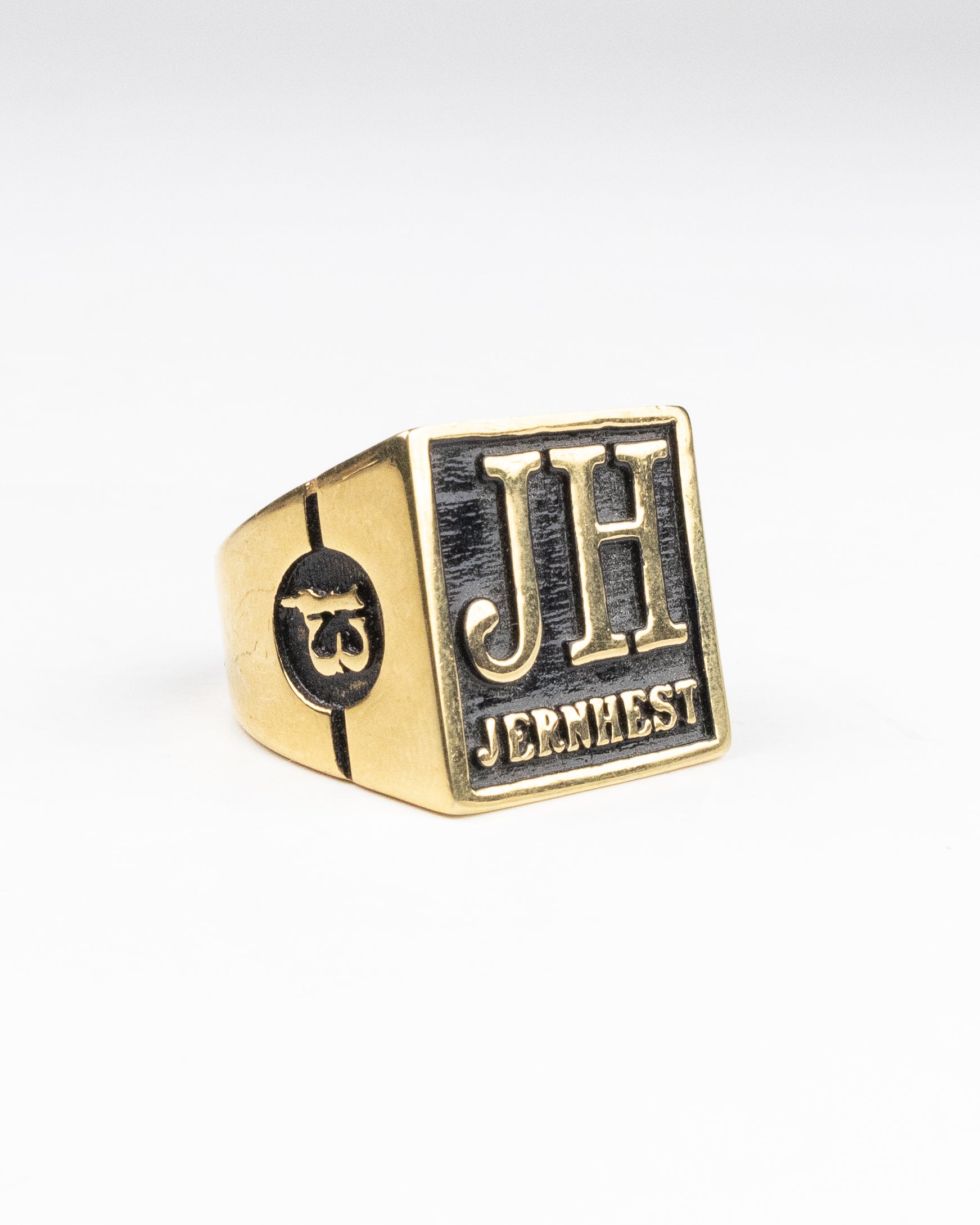 Jernhest - Brandon 13 Gold Ring
