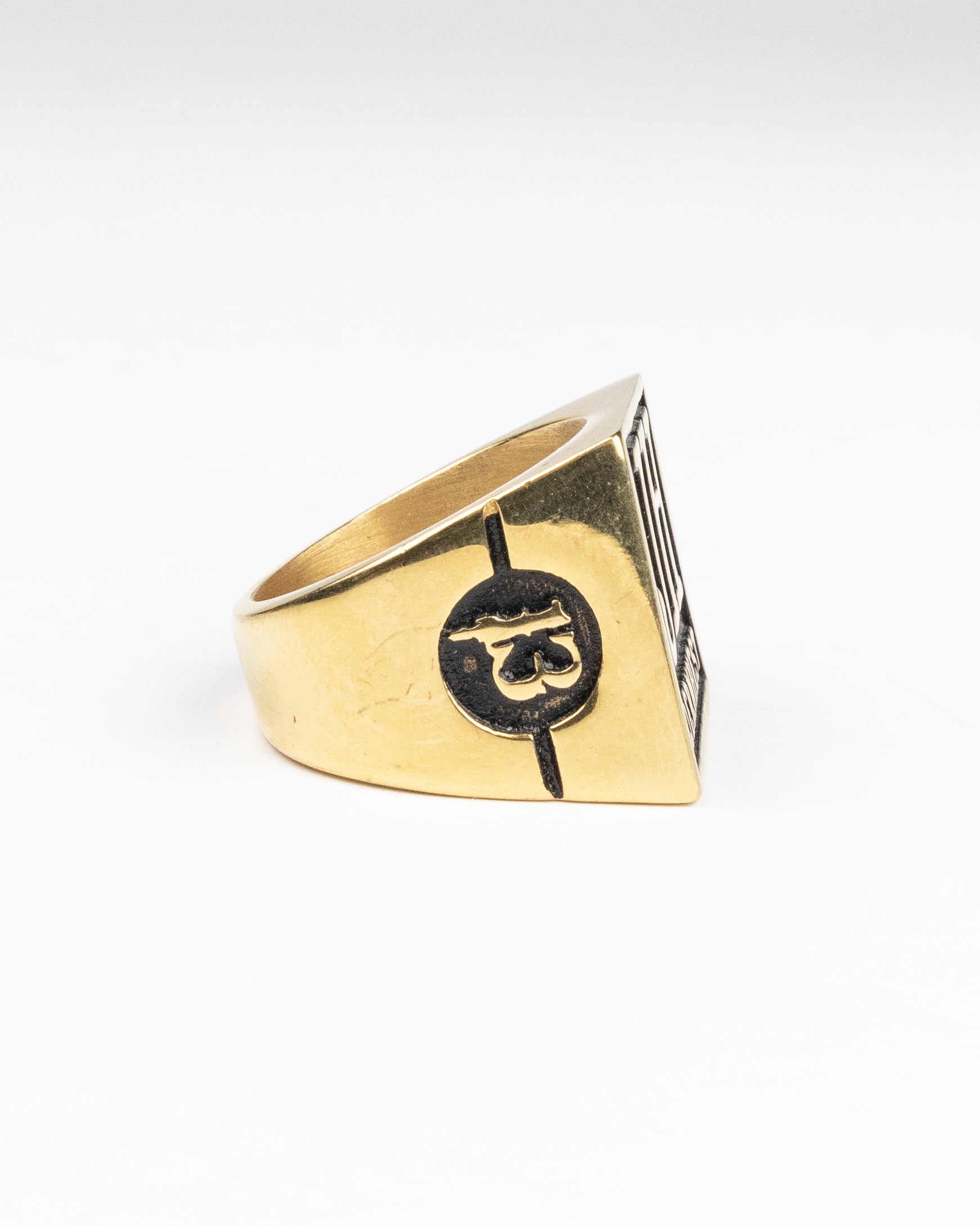 Jernhest - Brandon 13 Gold Ring