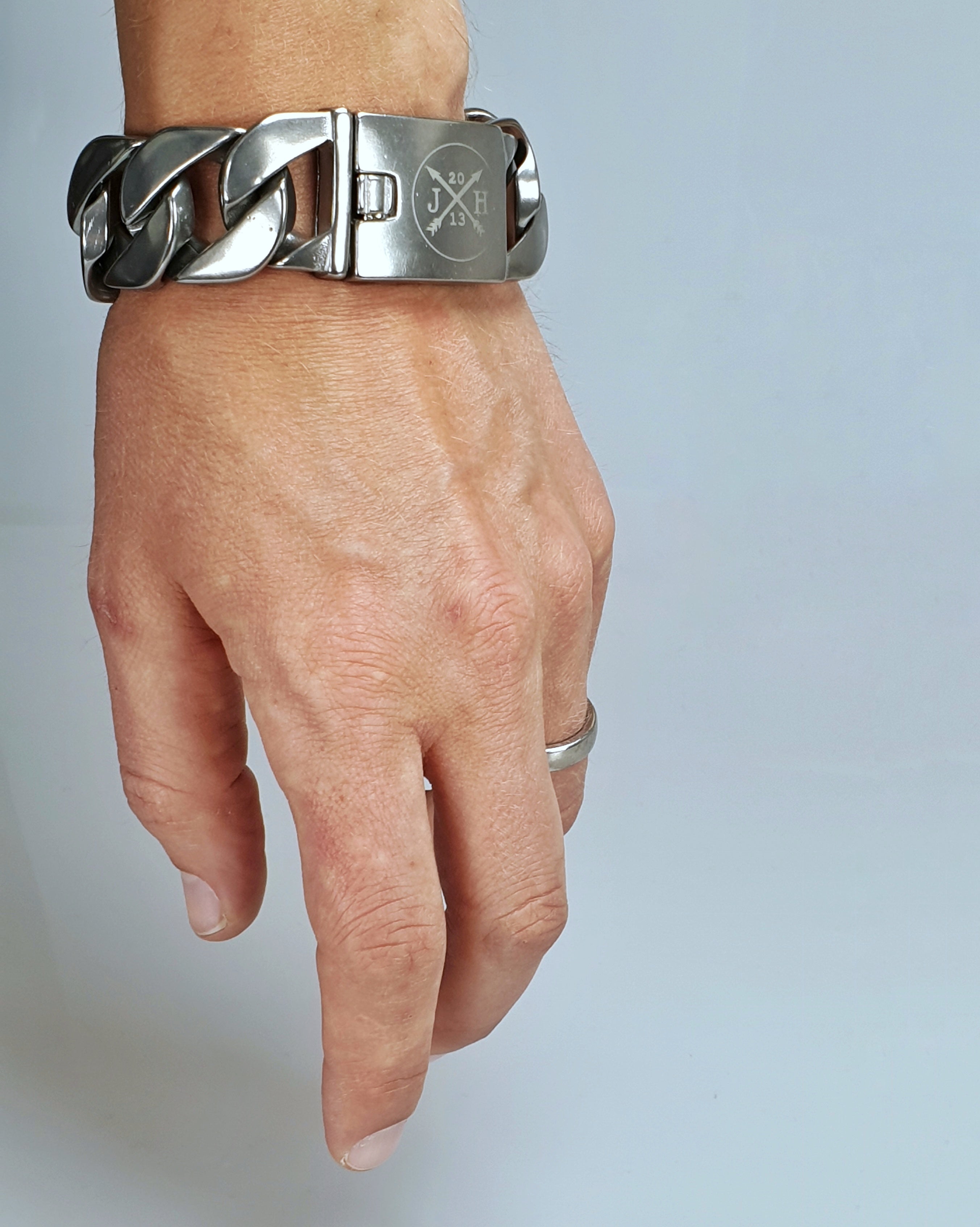 Jernhest - Bruze Silver Armband