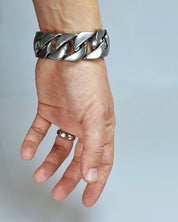 Jernhest - Bruze Silver Armband