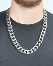 Jernhest - Peking Silver Halsband