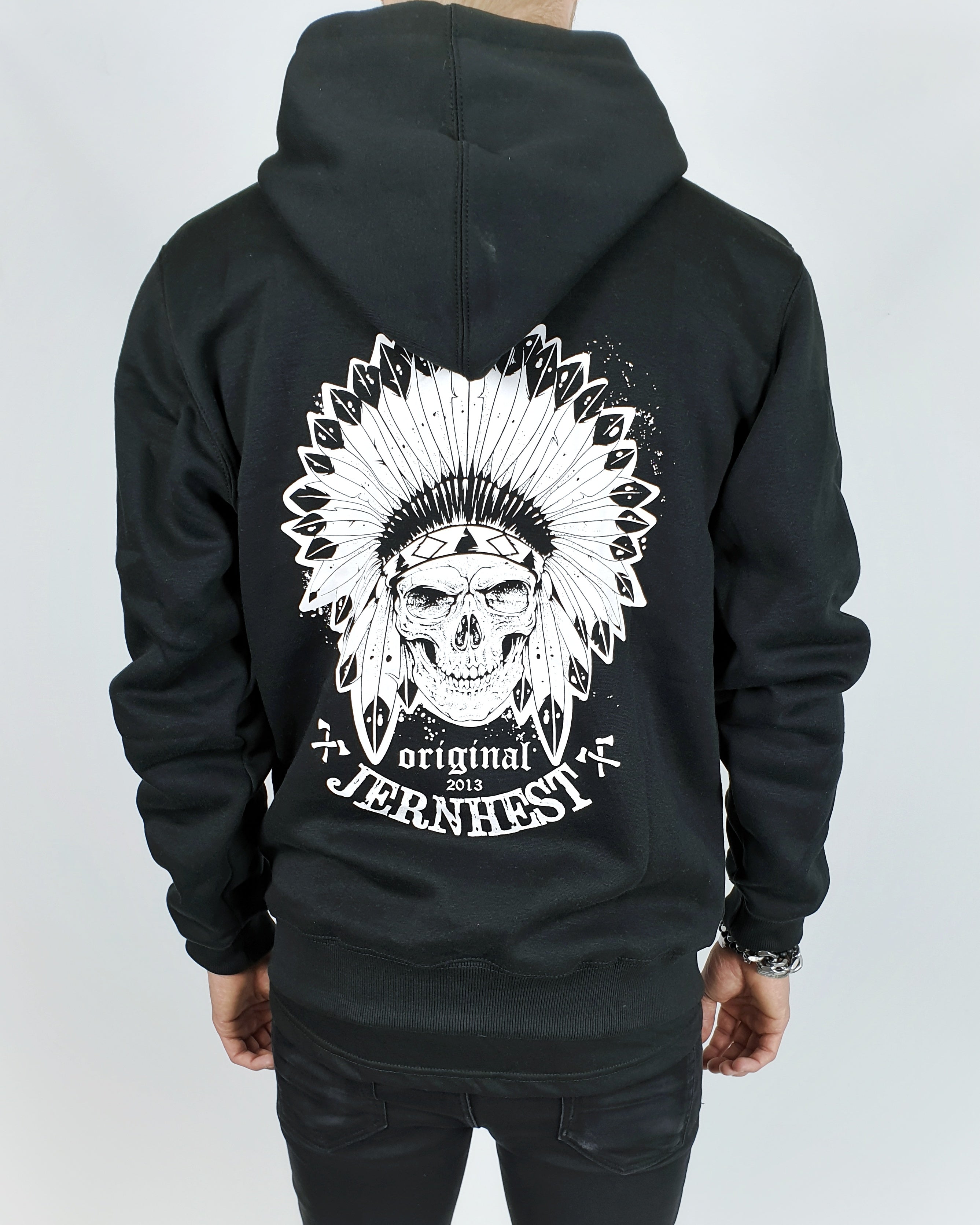 Jernhest - Native Zip Hood Black