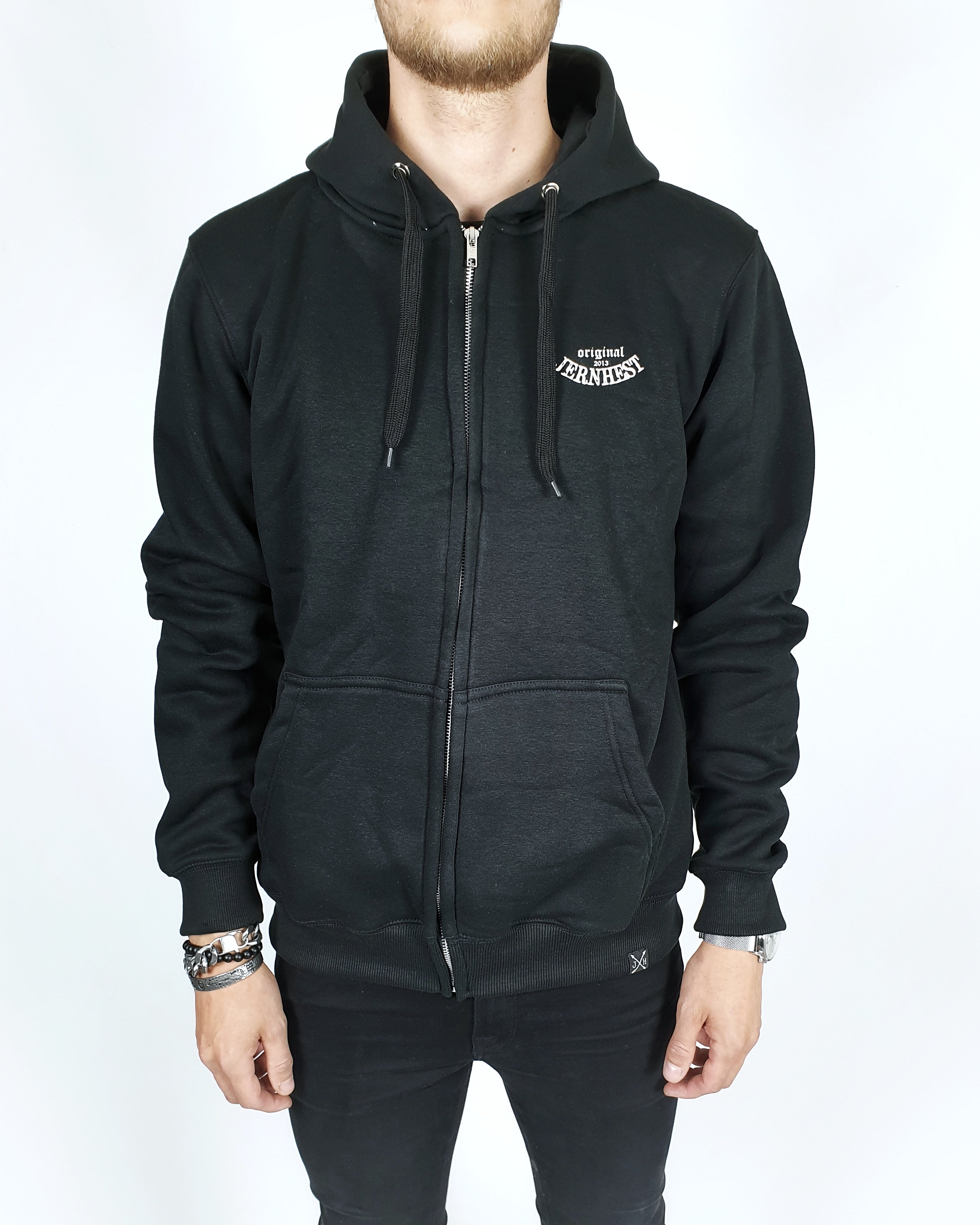Jernhest - Native Zip Hood Black