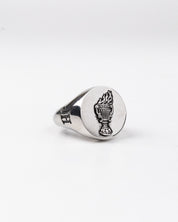 Jernhest - Nero Ring Silver