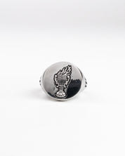 Jernhest - Nero Ring Silver