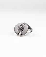 Jernhest - Nero Ring Silver