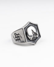 Jernhest - Zack Ring Silver