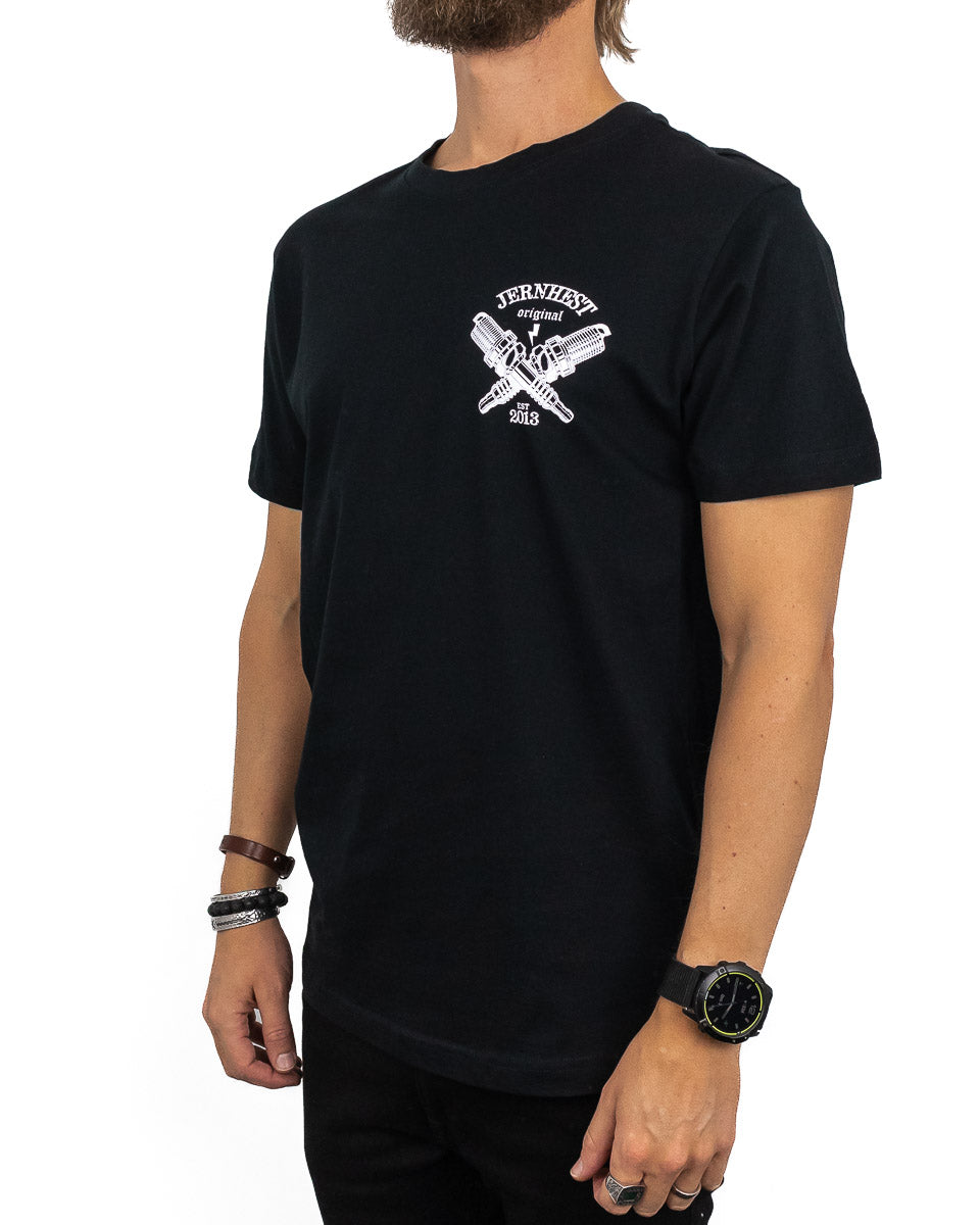 Jernhest - Spark Tee Black