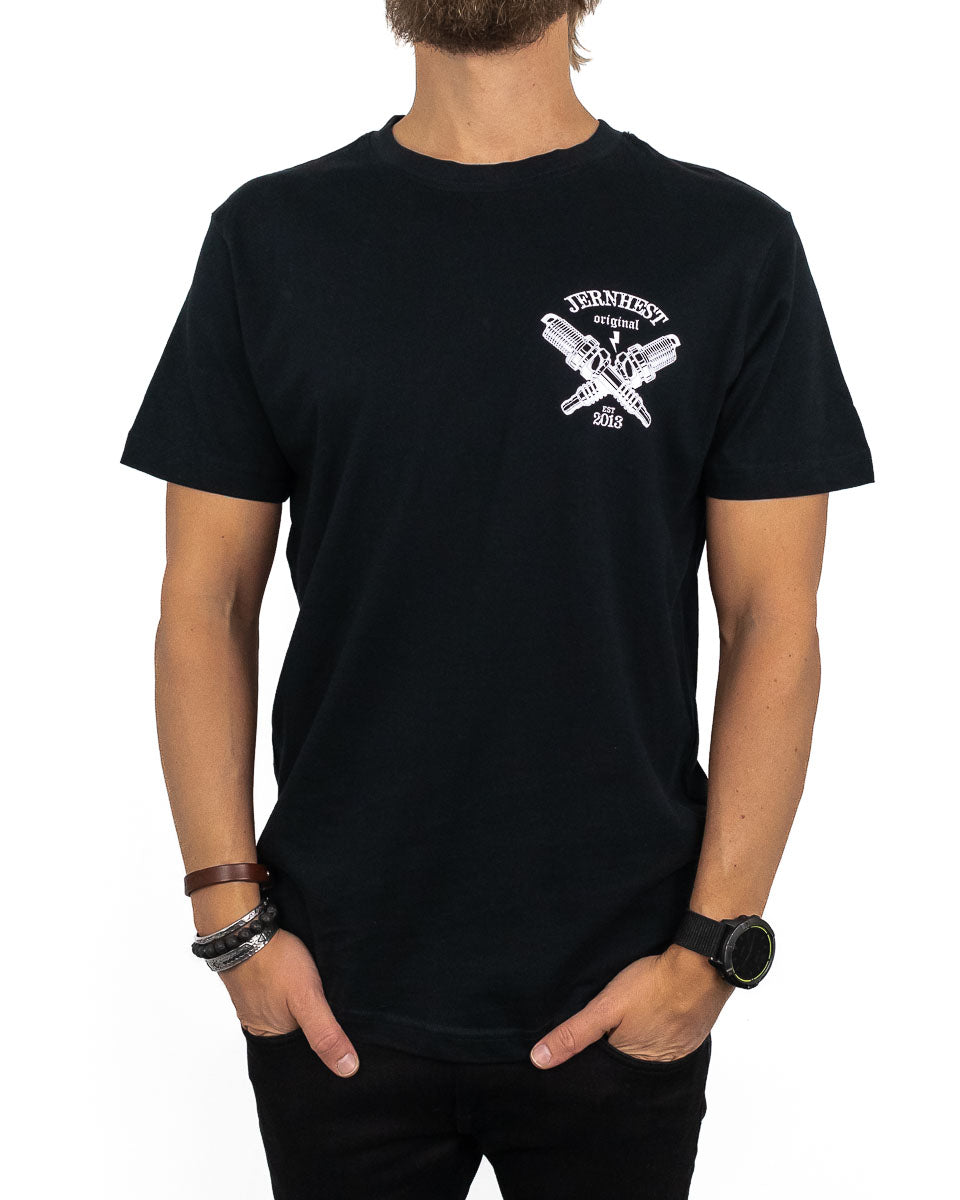 Jernhest - Spark Tee Black