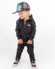 Jernhest - Little Native Zip Hood Black