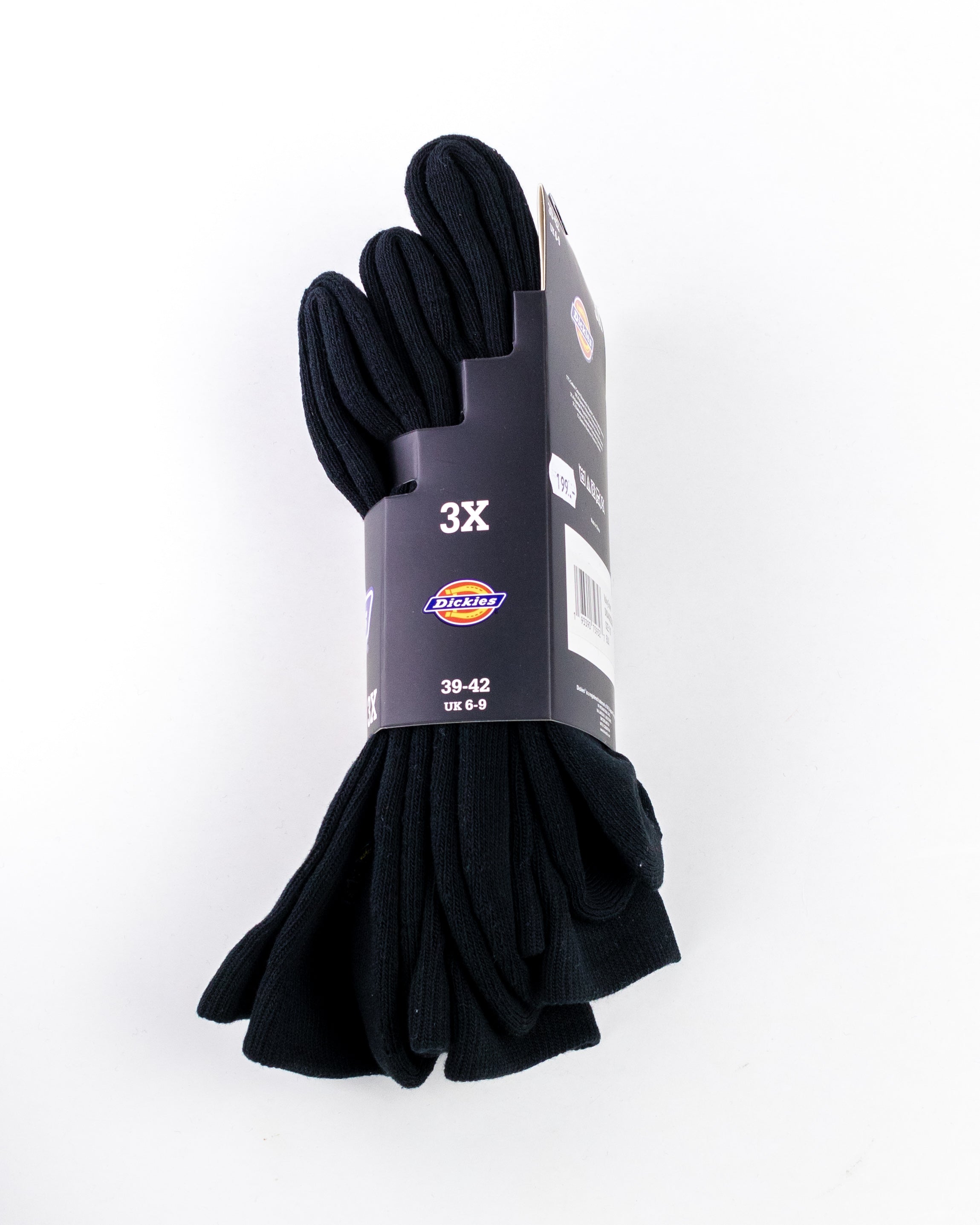 Dickies - Valley Grove 3p Sock Black