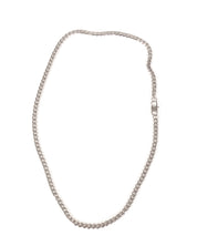 Jernhest - Halsband Kubansk Länk Silver - Havanna
