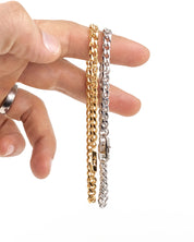 Jernhest - Armband Kubansk Länk Silver - Leif