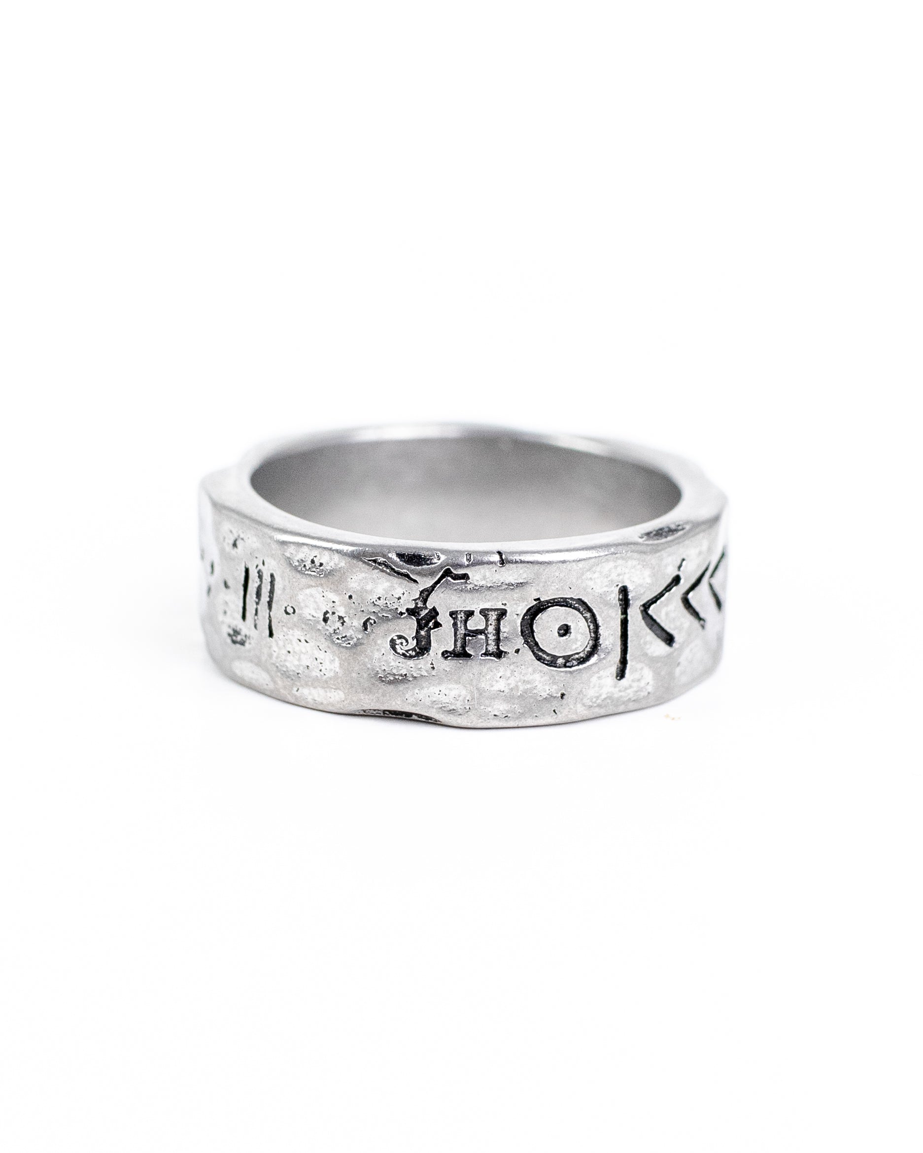 Jernhest - Ring Med Symboler - Fred