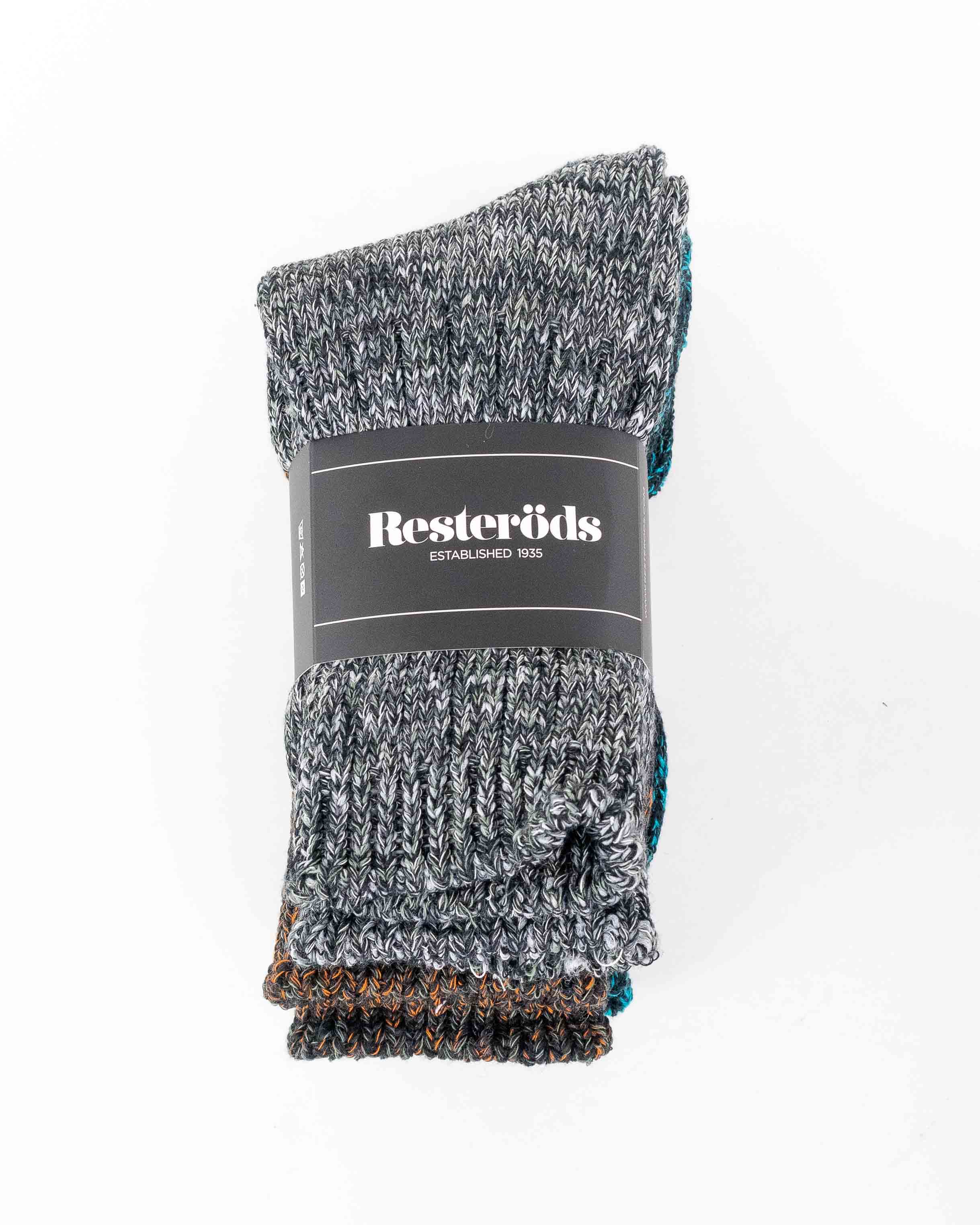 Resteröds - Raggsockor 3 Pack - Flerfärgade