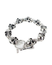Jernhest - Armband Döskallar Silver - Lucas