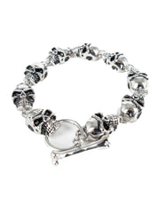 Jernhest - Armband Döskallar Silver - Lucas