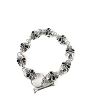 Jernhest - Armband Döskallar Silver - Lucas