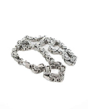 Jernhest - Halsband Kejsarlänk Silver - Osaka