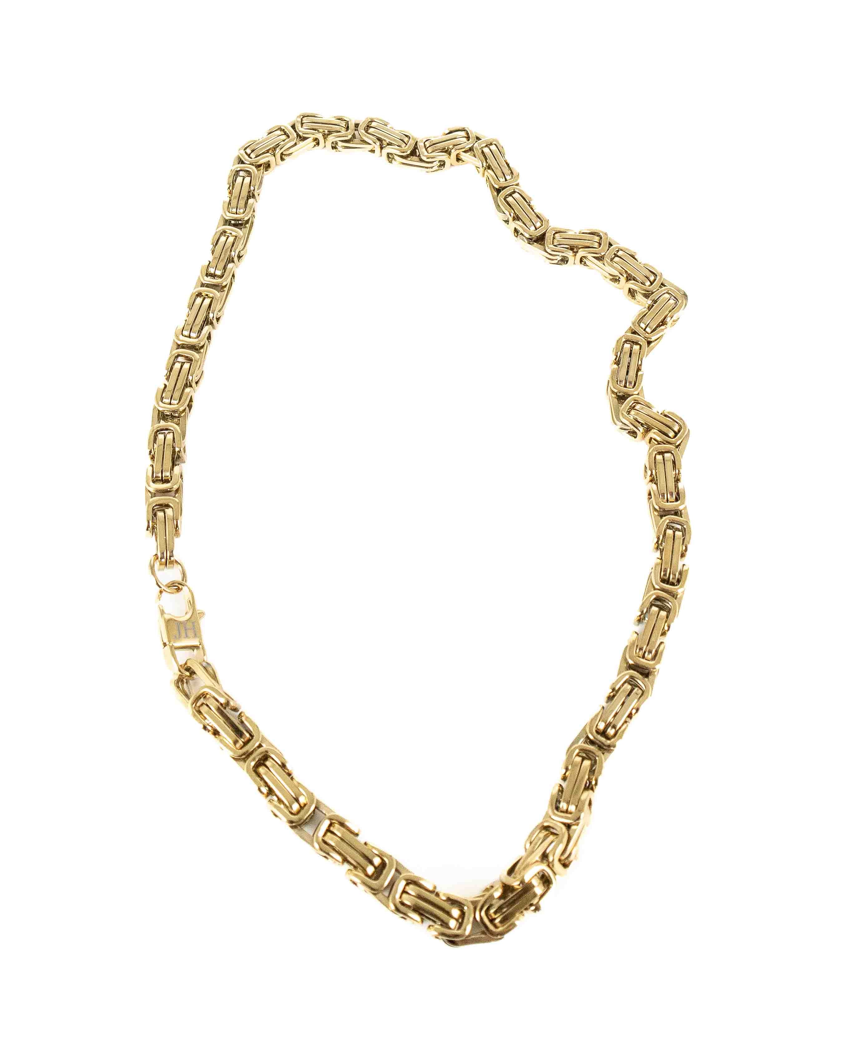 Jernhest - Halsband Kejsarlänk Guld - Osaka