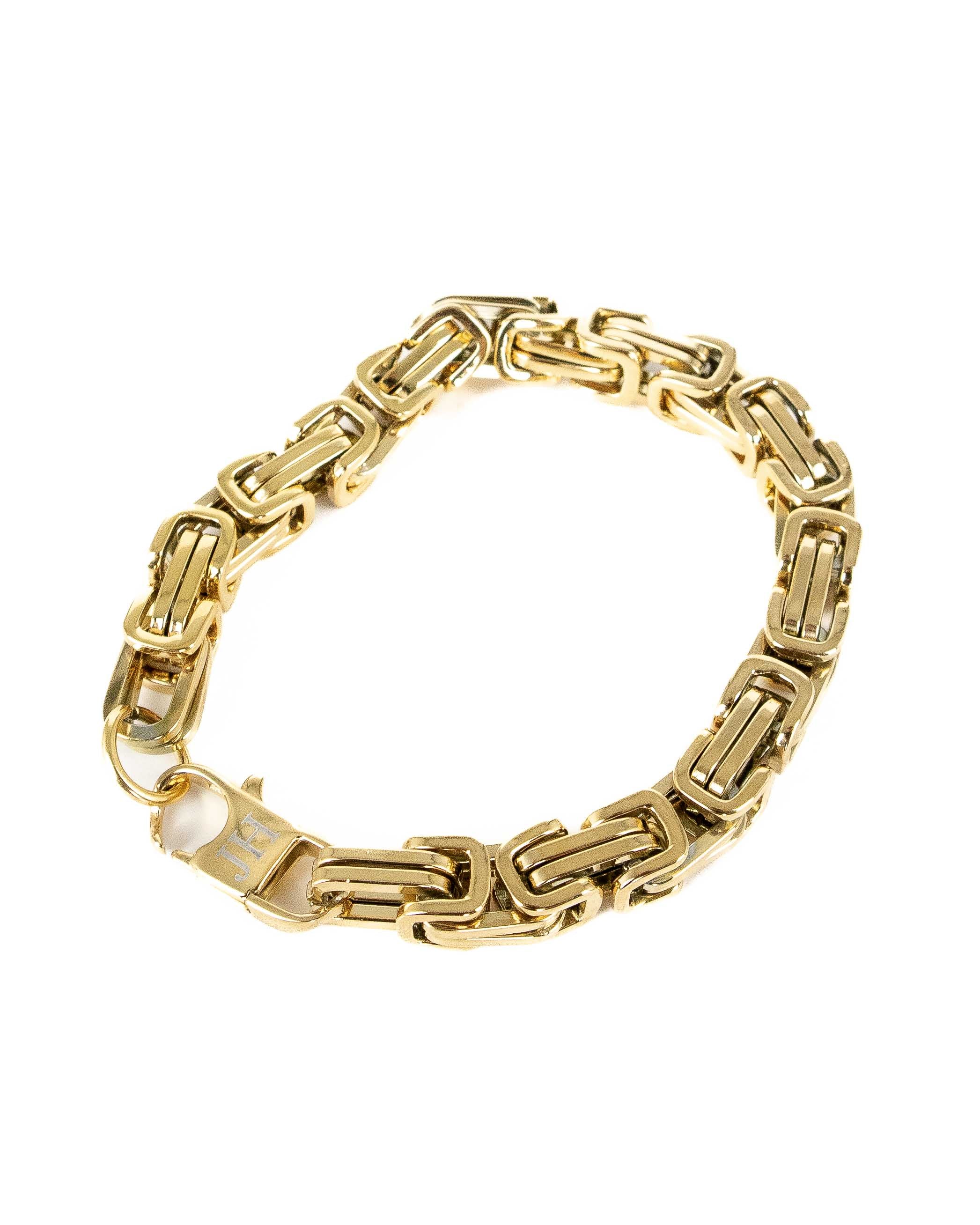 Jernhest - Armband Kejsarlänk Guld - Otis