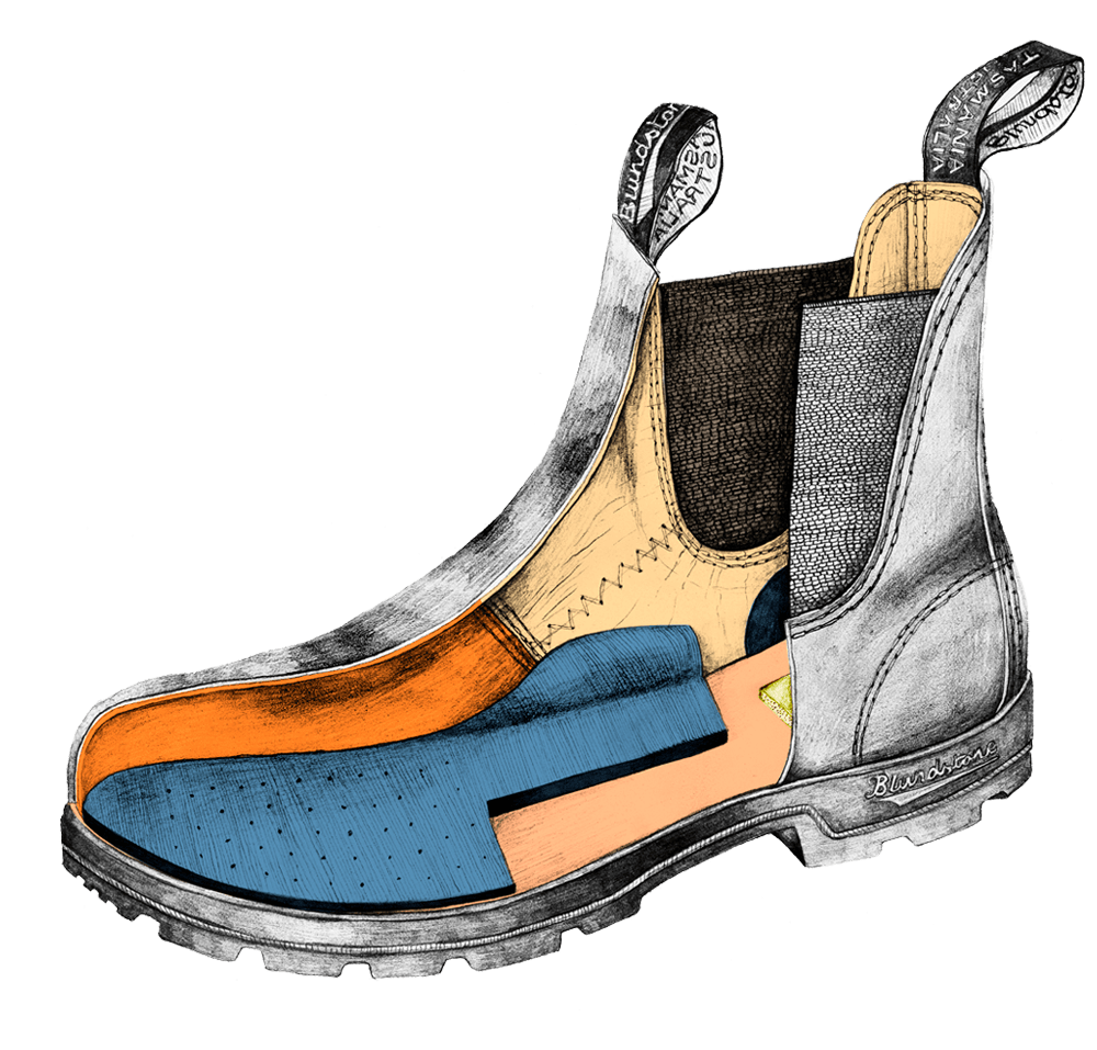 Blundstone - 585 Chelsea Boot Rustik Brun - Rustic Brown