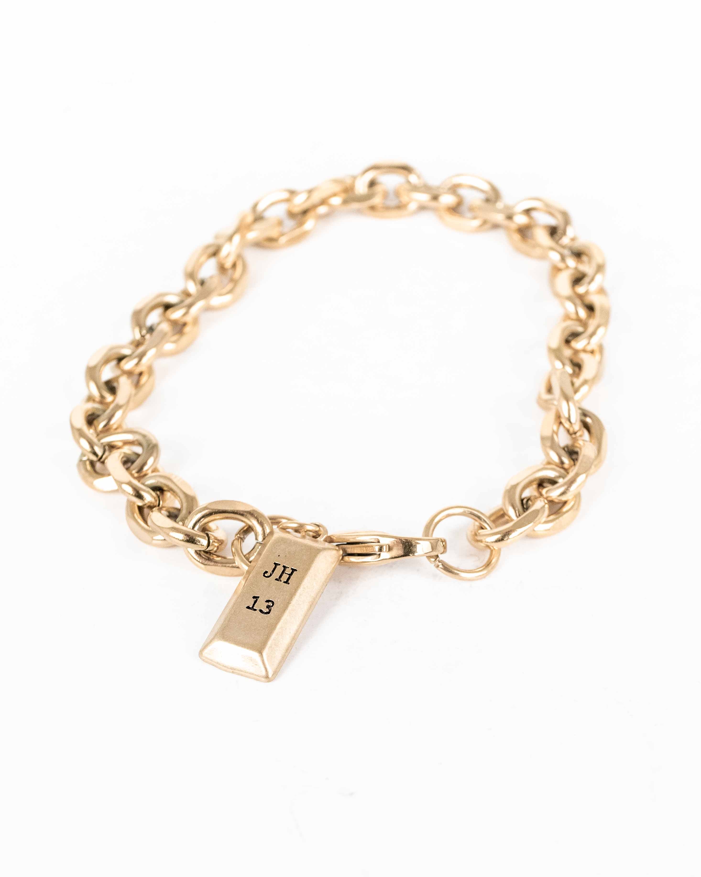 Jernhest - Armband Guld Opolerat - Ralph