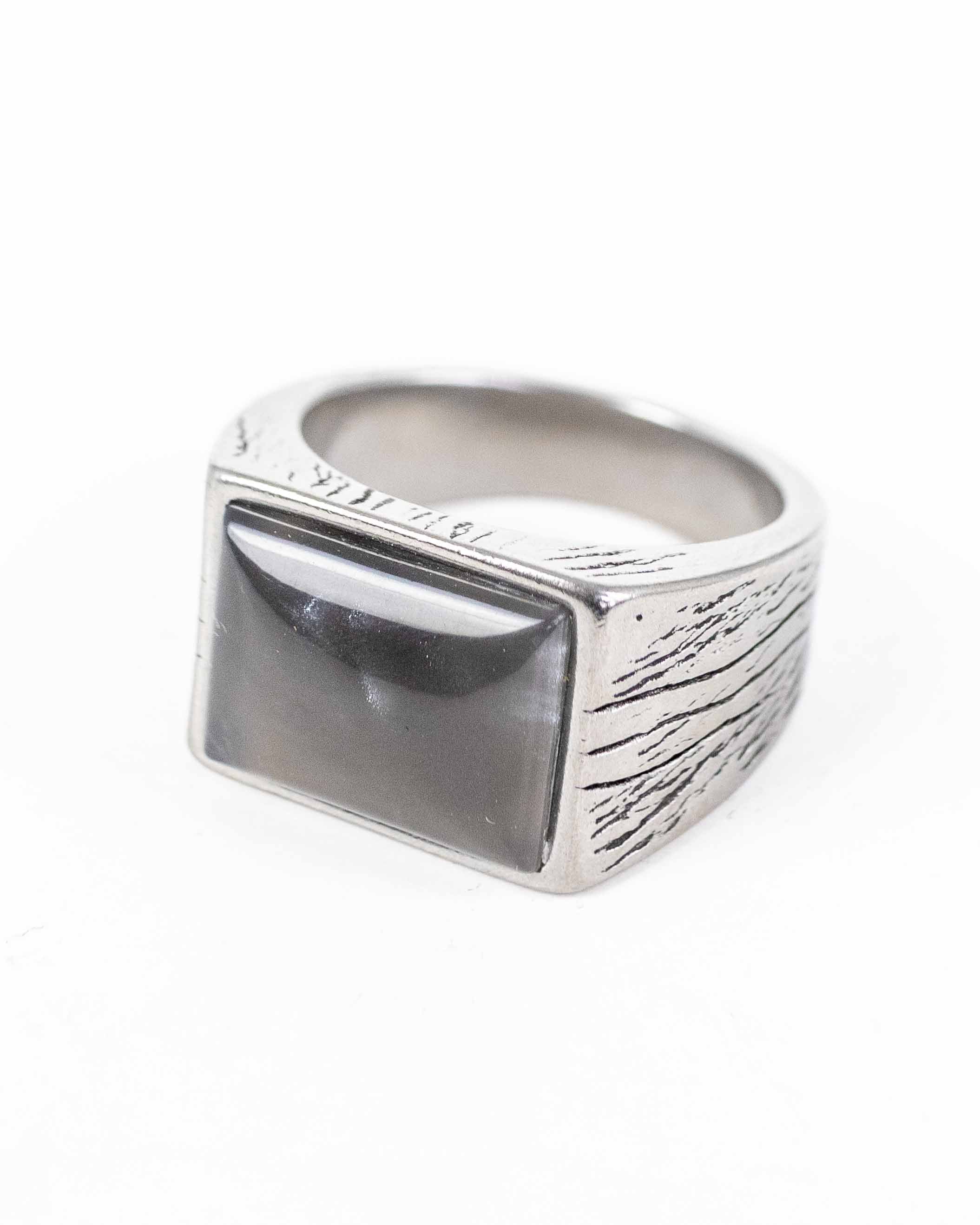 Iron horse - Heel ring with epoxy stone - Epox