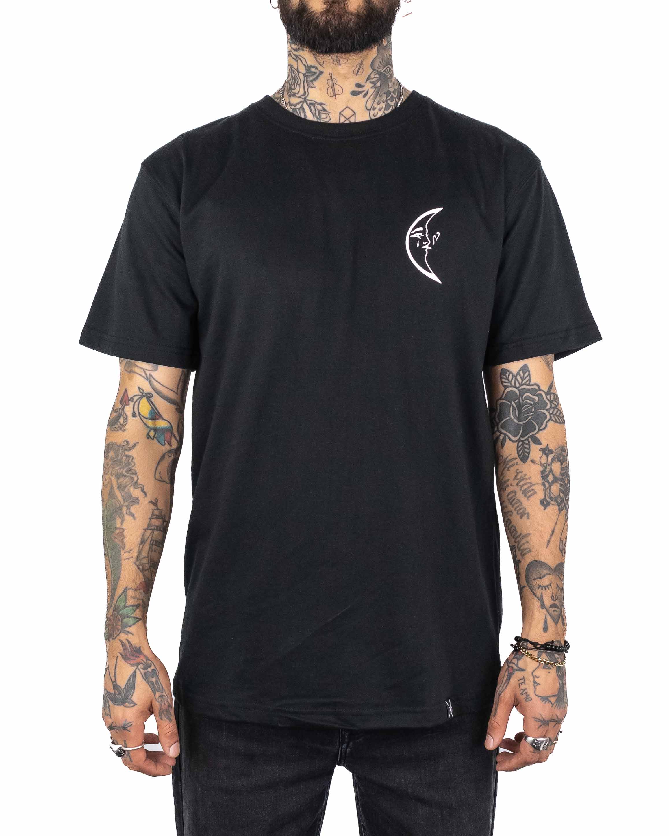 Jernhest - T-shirt Svart - Spilled Tee