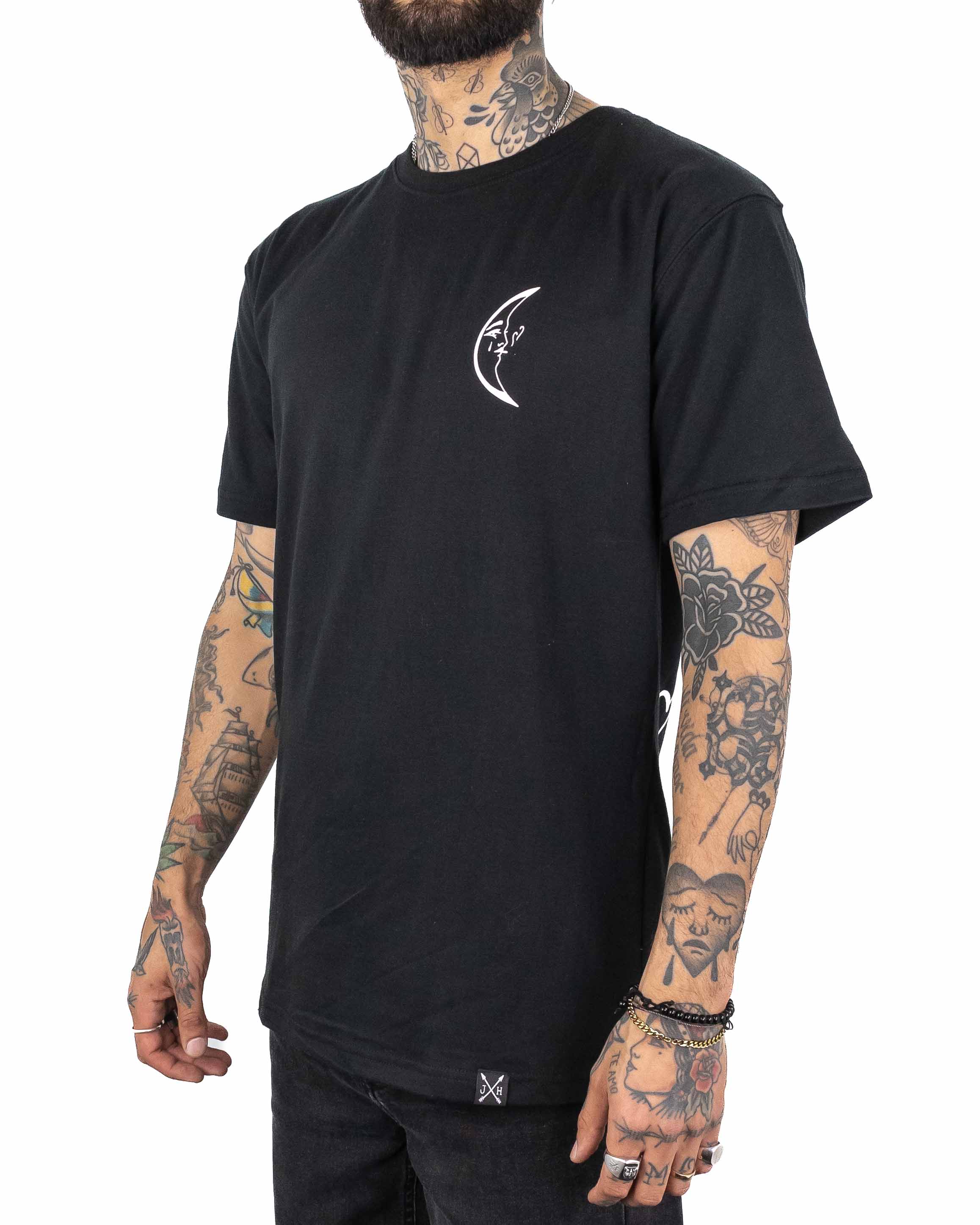 Jernhest - T-shirt Svart - Spilled Tee