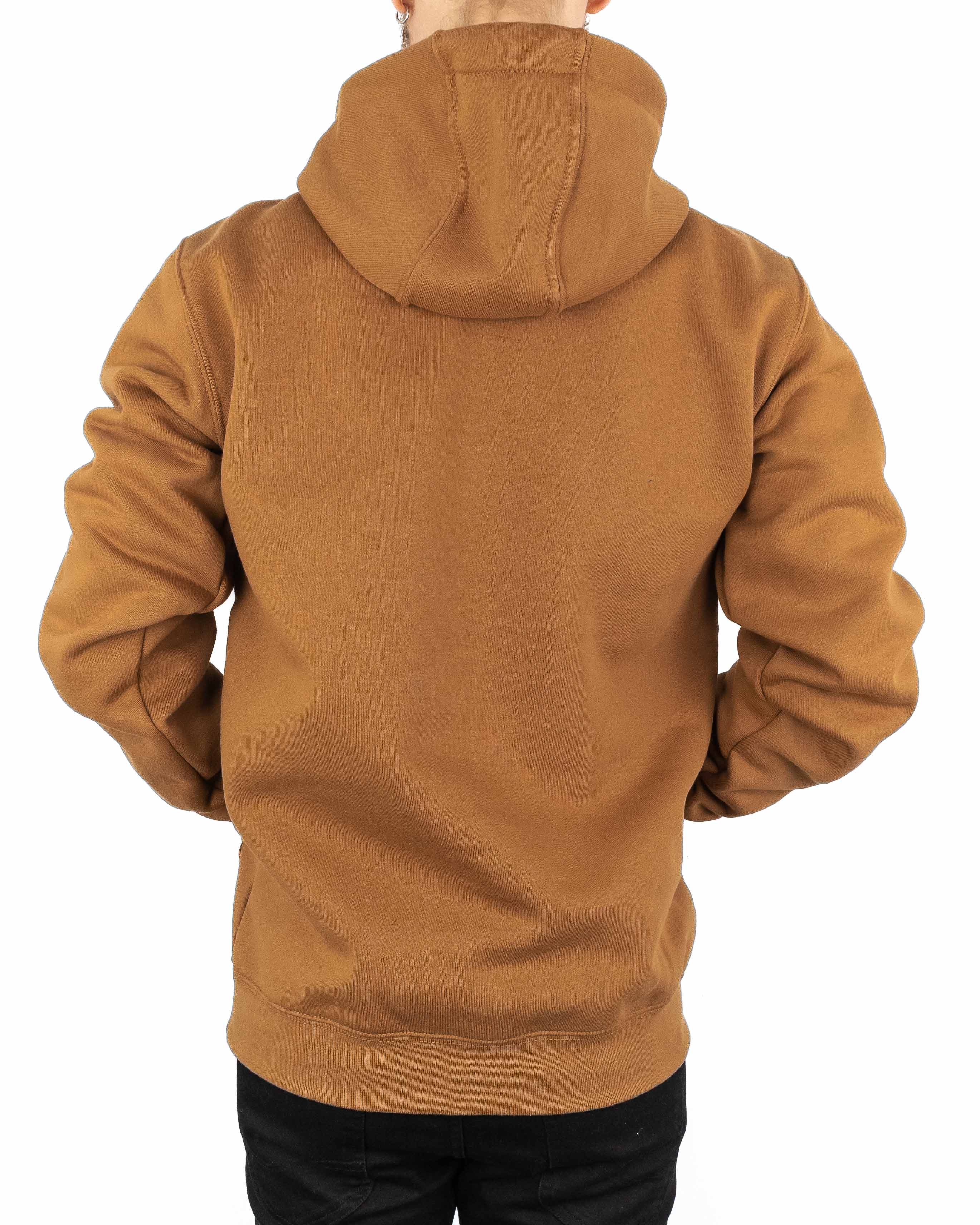 Carhartt - Hoodie Brun - Sleeve Logo