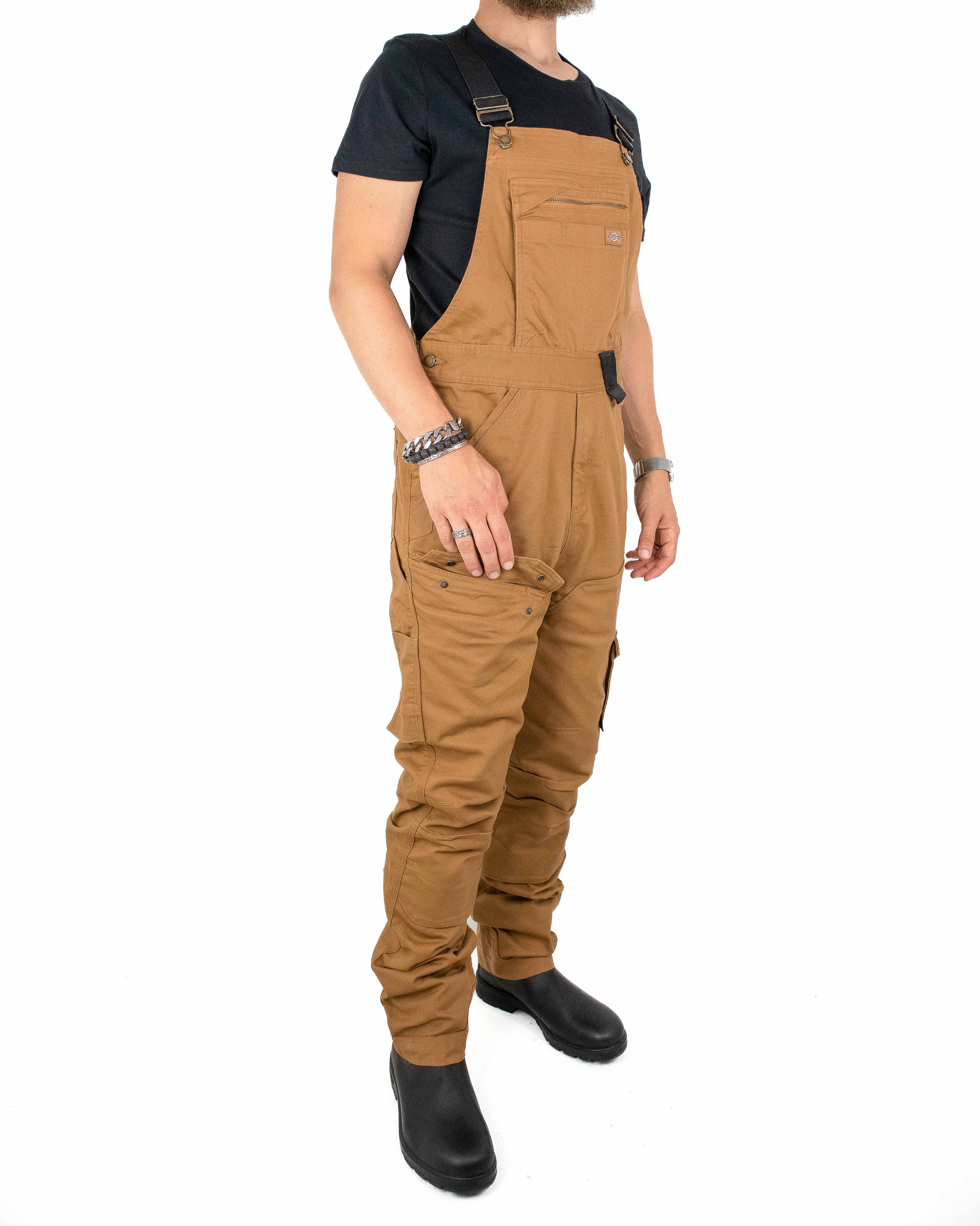 Dickies Workwear - Hängselbyxor Canvas Brun - Tech Duck Bib