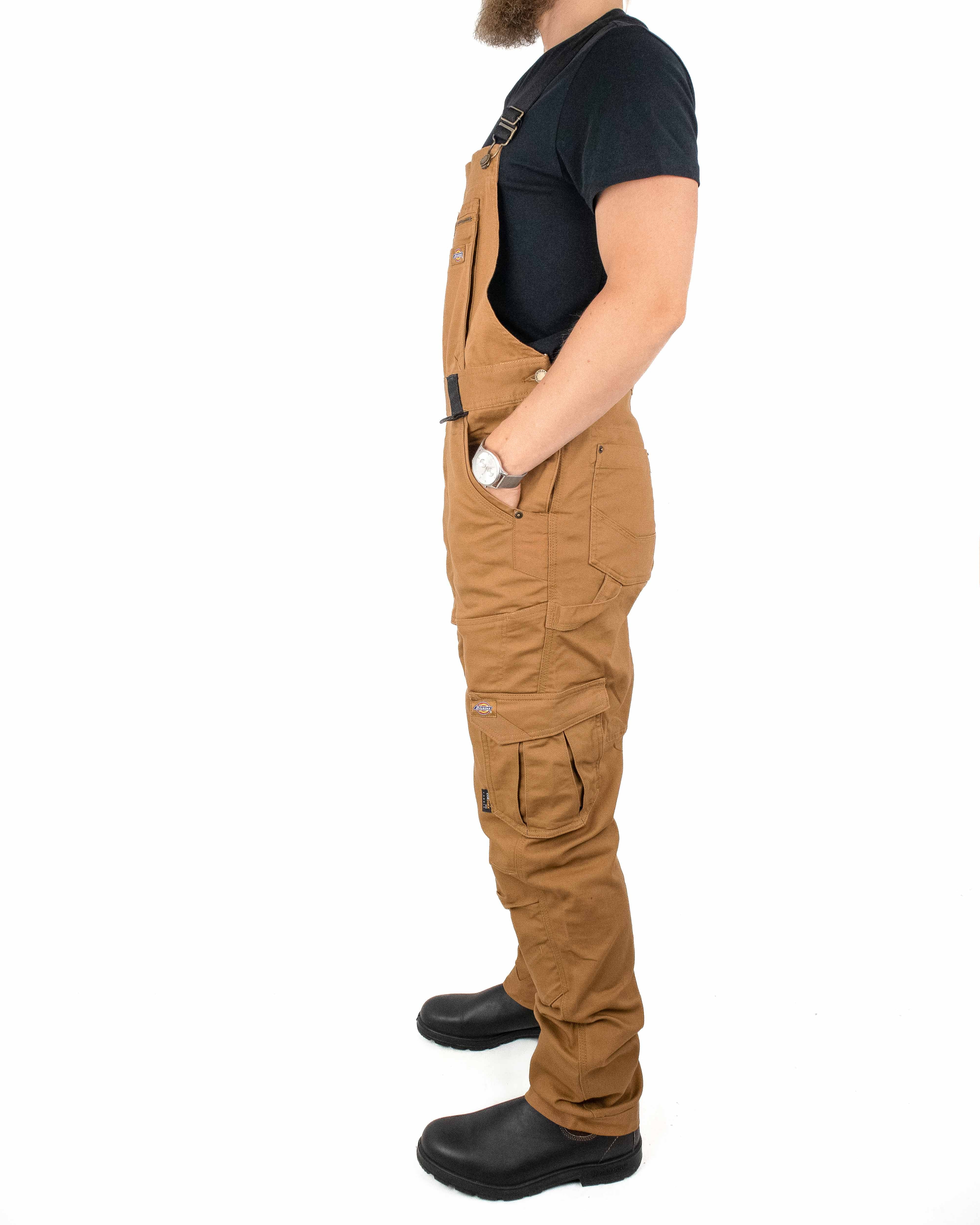 Dickies Workwear - Hängselbyxor Canvas Brun - Tech Duck Bib