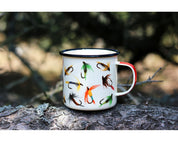 Gentlemens hardware - Emaljmugg Flugfiske - Vit