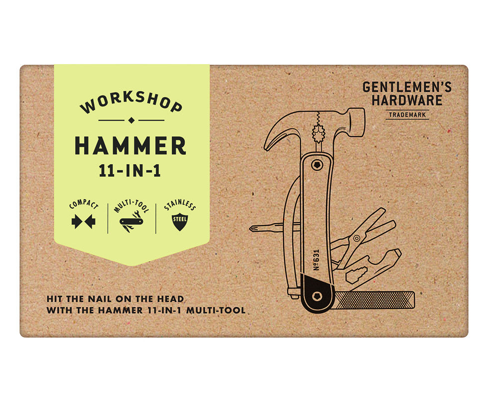 Gentlemens Hardware - Multiverktyg Hammare Trä