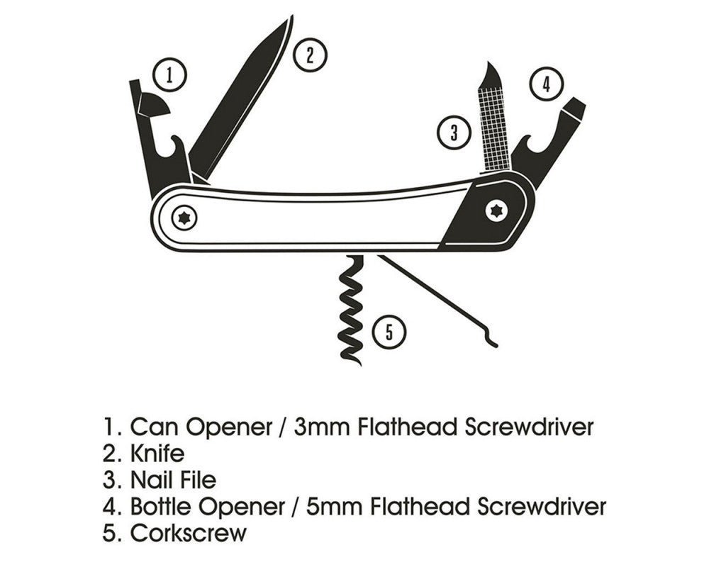 Gentlemens Hardware - Multiverktyg Fickkniv
