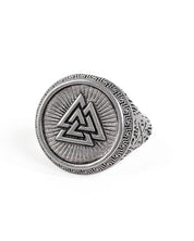 Jernhest - Valter - Ring Valknut Silver
