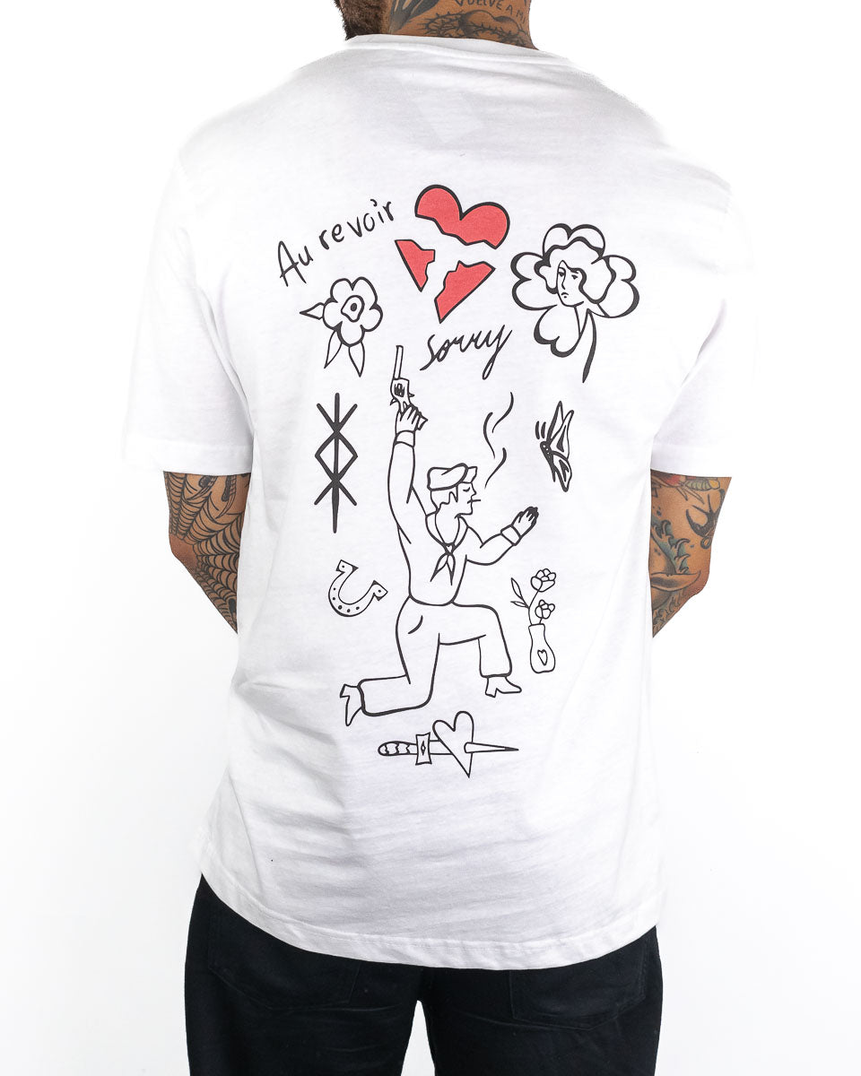 Jernhest - T-shirt Vit - So Sorry